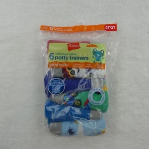 Hanes Underwear Toddler Boys 2T/3T Potty Trainers Briefs 6 Pairs - Picture 1 of 11