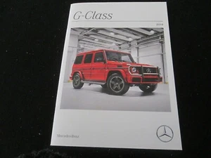 Mercedes Benz Clase G 2018 folleto G550 4x4 cuadrado G65 G63 AMG catálogo de ventas - Imagen 1 de 8