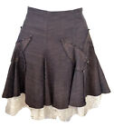 MOSA SIZE 6 QUALITY PATCHWORK  COTTON BLEND SKIRT 