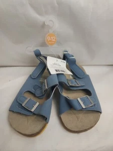 Baby Boy 9-12 MONTHS Carter’s Double Strap Sandals Blue Nwt $22 msrp - Picture 1 of 7