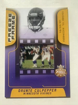 2002 Fleer Focus Jersey Edition Freeze Frame  Daunte Culpepper 13 FR - Image 1 of 3