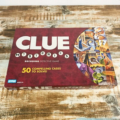 Juego de mesa Clue Mysteries - 99% completo (falta 1 ficha de escena) Parker Brothers Foto 1 de 4