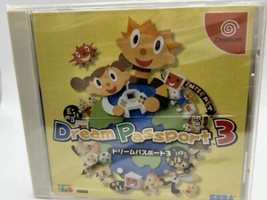 Dream Passport 3 SEGA Dreamcast New Sealed NTSC-J USA Seller 🇺🇸 Cracked Case - Picture 1 of 5