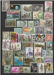 ESPAGNE 40 timbres anciens oblitérés /T1211 - Picture 1 of 1