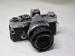 Vintage Olympus OM-2 OM2 analoge Spiegelreflexkamera mit Miranda 28mmm Objektiv - Bild 1 von 5