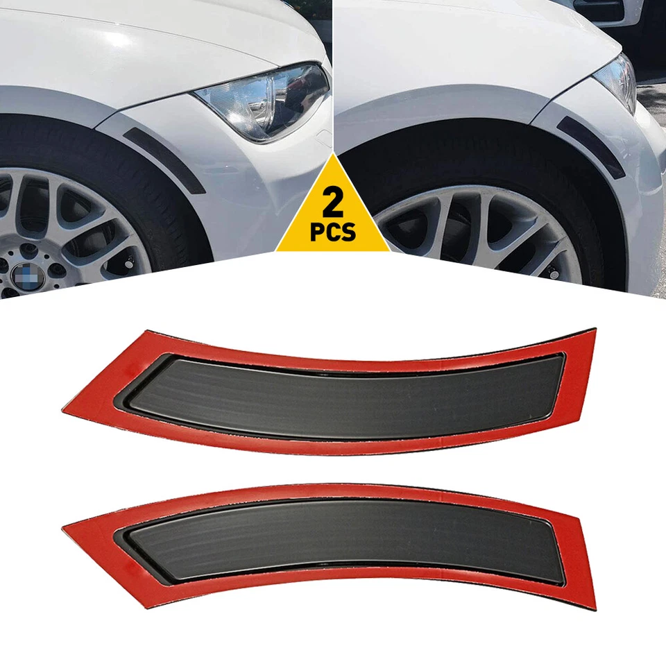 Par reflector de luz de señalización lateral para parachoques delantero BMW 328i 335i 335is 2007-2013 Foto 1 de 4