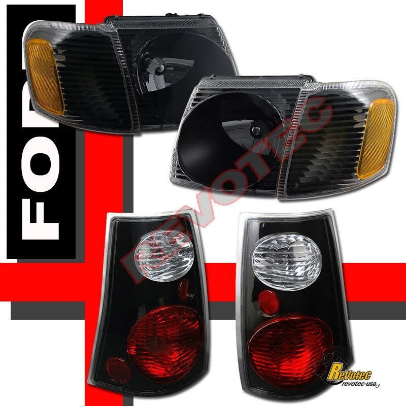 01 02 03 04 05 Ford Explorer Sport Trac Negro Faros Esquineros + Luces Traseras  Foto 1 de 4
