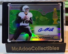 Aidan O’Connell 2023 Wild Card Alumination Encased Groovin Rookie Auto #d 5/10