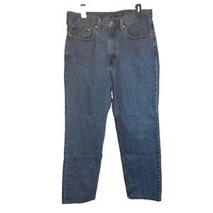 Jeans Levi's 550 Talla 34x32 Azul Recto Rojo Pestaña Lavado Medio 100% Algodón - Imagen 1 de 10
