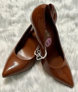 Nine West  Brown Heeled Pumps. Size 5 1/2 - Picture 1 of 3