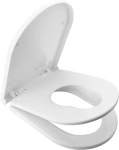 M41001-2 Coperchio WC Universale, Sedile WC per Famiglie Con Chiusura a D a Sgan - Foto 1 di 12