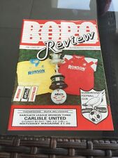 Scarborough V Carlisle United 1993 Soccer/football Programme