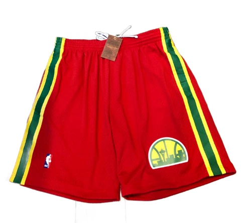 New NWT Seattle Supersonics Mitchell & Ness 3.0 Swingman 1994 XXL Reload Shorts Cover