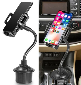 Car Cup Holder Phone Mount Universal for iPhone/Smartphone, Padded, 360 Rotation - Zdjęcie 1 z 9