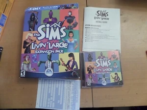 The Sims Livin' Large Expansion Pack Big Box & Install Guide Complete PC\CD - Picture 1 of 9