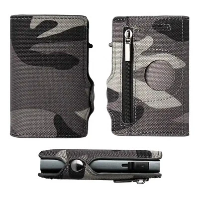 Mini Geldbörse Geldbeutel RFID Schutz für Damen & Herren, Kartenetui Slim Wallet - Bild 1 von 4