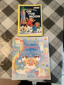 Magical Unicorn Picture Puzzles & Berenstain Bears on the moon bundle - Fast UK - Picture 1 of 17