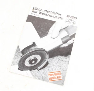 Old Brochure Advertising Leaflet Single-Hand Sander with Set Original PFERD - Picture 1 of 6