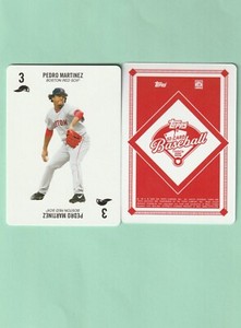 Pedro Martinez 2020 Topps 52 Card Game by Kenny Mayne Series 2 Variation Red Sox