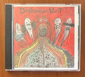 DESTRUCTION UNIT : Self Destruction Of A Man : 2004 CD Jay Reatard/Alicja Trout - Picture 1 of 3