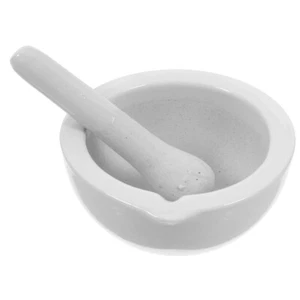 1 juego de mortero y mortero de porcelana de alta calidad para laboratorio y hogar - - Imagen 1 de 12