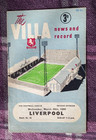 1959/60 Division Two - ASTON VILLA v. LIVERPOOL