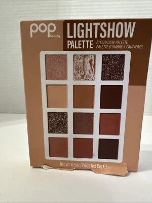 Pop Beauty Lightshow Palette - Basic Eyeshadow Eye Makeup 12x Eye Shades - Image 1 of 4