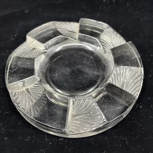 Vintage Lalique Kuba Muster Zigarre Aschenbecher signiert kristallklar 5,75"" Frankreich - Bild 1 von 5