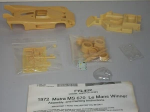 Fisher 1/24 Scale 1972 Matra MS 670 Le Mans Winner - Box & Decals Missing - Picture 1 of 1