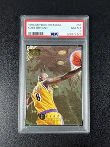 1996 Skybox Premium Kobe Bryant Rookie RC #55 PSA 8 NM-MT HOF Los Angeles Lakers - Bild 1 von 2