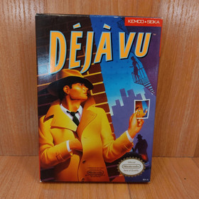 Nr MINTY BOX CIB Deja Vu complete in nintendo nes Collector quality CLEAN lot