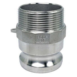 Adattatore per camme e scanalature GRAINGER OMOLOGATO PLE120,2-1/2",316 SS 55MV85 - Foto 1 di 1