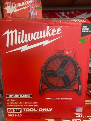 Milwaukee M18 Brushless Cordless Hybrid 18 in. Variable Speed Fan (Tool Only) - Image 1 of 3