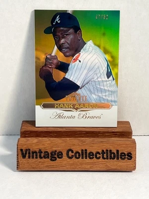2011 TOPPS TRIBUTE HANK AARON GOLD /50 BASEBALL BRAVES - Image 1 of 2