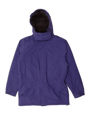 L.L.BEAN Mens Hooded Windbreaker Jacket UK 36 Small Blue Nylon CI01 - Image 1 of 3