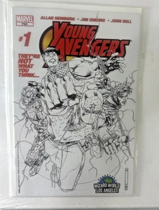YOUNG AVENGERS #1 SKETCH EDITION WIZARD WORLD LA EXCLUSIVE – 1ST APPEARANCES NM - Picture 1 of 14