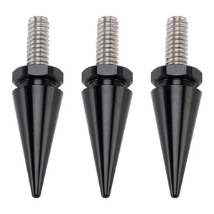 3x Spike Windshield Bolts in Black For Touring Electra Glide Street Glide 96-13 - Picture 1 of 6