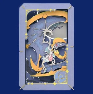 Pokemon Center Exclusive Lillie & Lunala Paper Theater Pokemon Sun and Moon - Picture 1 of 1