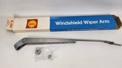 SHELL AL-250 Windshield Wiper Arm 14”-19" Adjustable Stainless Made in USA - Image 1 of 4
