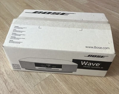 Brand New: Bose Wave System 111: Platinum White - Image 1 of 4