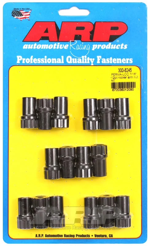 ARP 300-8245 Adjustable 7/16 12Pt Rocker Arm Nut Kit - Image 1 of 1