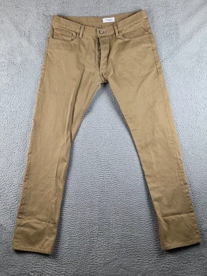 Jeans Gustin Para Hombre 40 (35x35) Marrón Denim California Slim #38 Foto 1 de 4