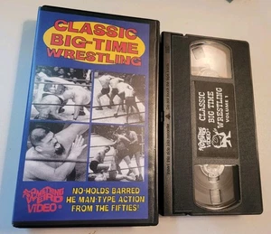 Classic Big-Time Wrestling Something Weird Video VHS - Picture 1 of 5
