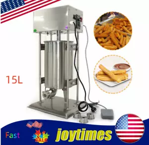 Macchina elettrica per churro spagnola in acciaio inox 15L macchina per impasto bastone - Foto 1 di 10