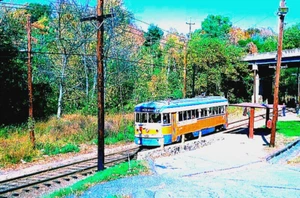 ORIGINAL KODACHROME SLIDE SEPTA TROLLEY #7 FAREWELL FANTRIP OCTOBER 17, 1982 - Picture 1 of 1