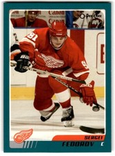 2003-04 O-Pee-Chee Sergei Fedorov #90 Detroit Red Wings