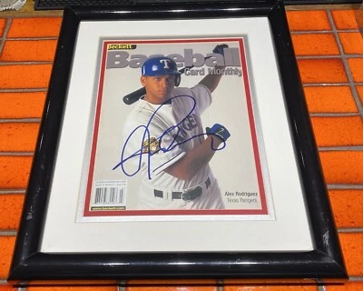 ALEX RODRIGUEZ SIGNED BECKETT MAGAZINE RANGERS - Image 1 of 4