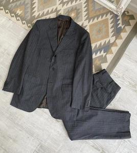 Raffaele Caruso Mens 120s Wool Designer 2 Piece Suit Blazer Size 50 - Picture 1 of 20