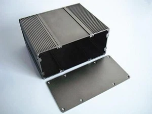 1pc  New Black 166*80*130MM electronic Instrument Metal box / Aluminum BOX - Picture 1 of 5