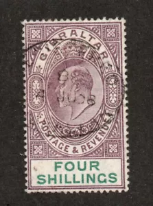 Gibraltar - SG# 53 Used / wmk Crown CA - Lot 0325166 - Picture 1 of 1